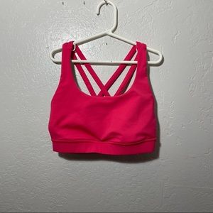 Lululemon Energy Bra in Raspberry Glo Light